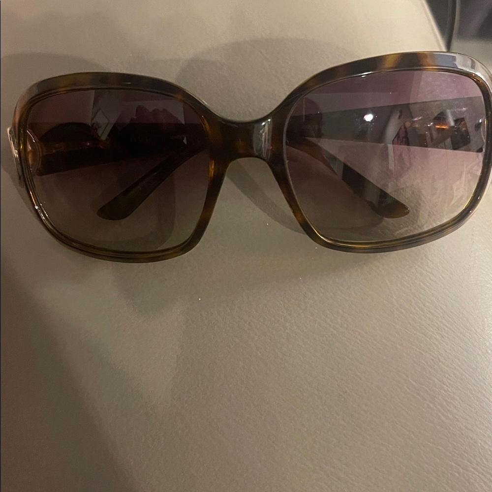 Gucci Brown Havana GG 3132/S Shell Bamboo color Horsebit Rectangular Sunglasses - Picture 7 of 9